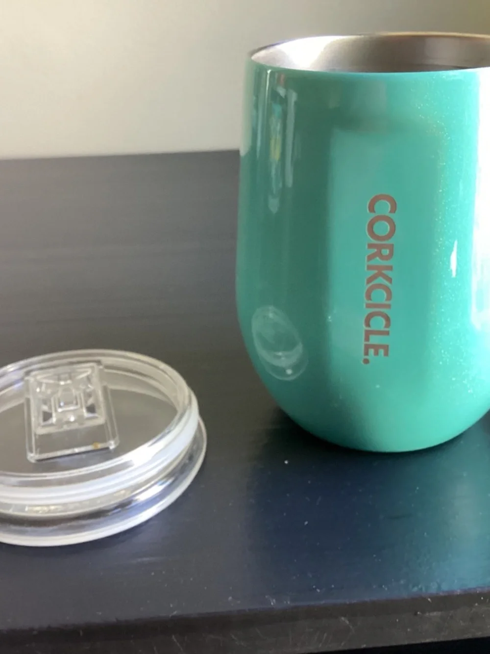 CORKCICLE Wine 12oz Tumbler Teal Color Stainless Steel Insulated